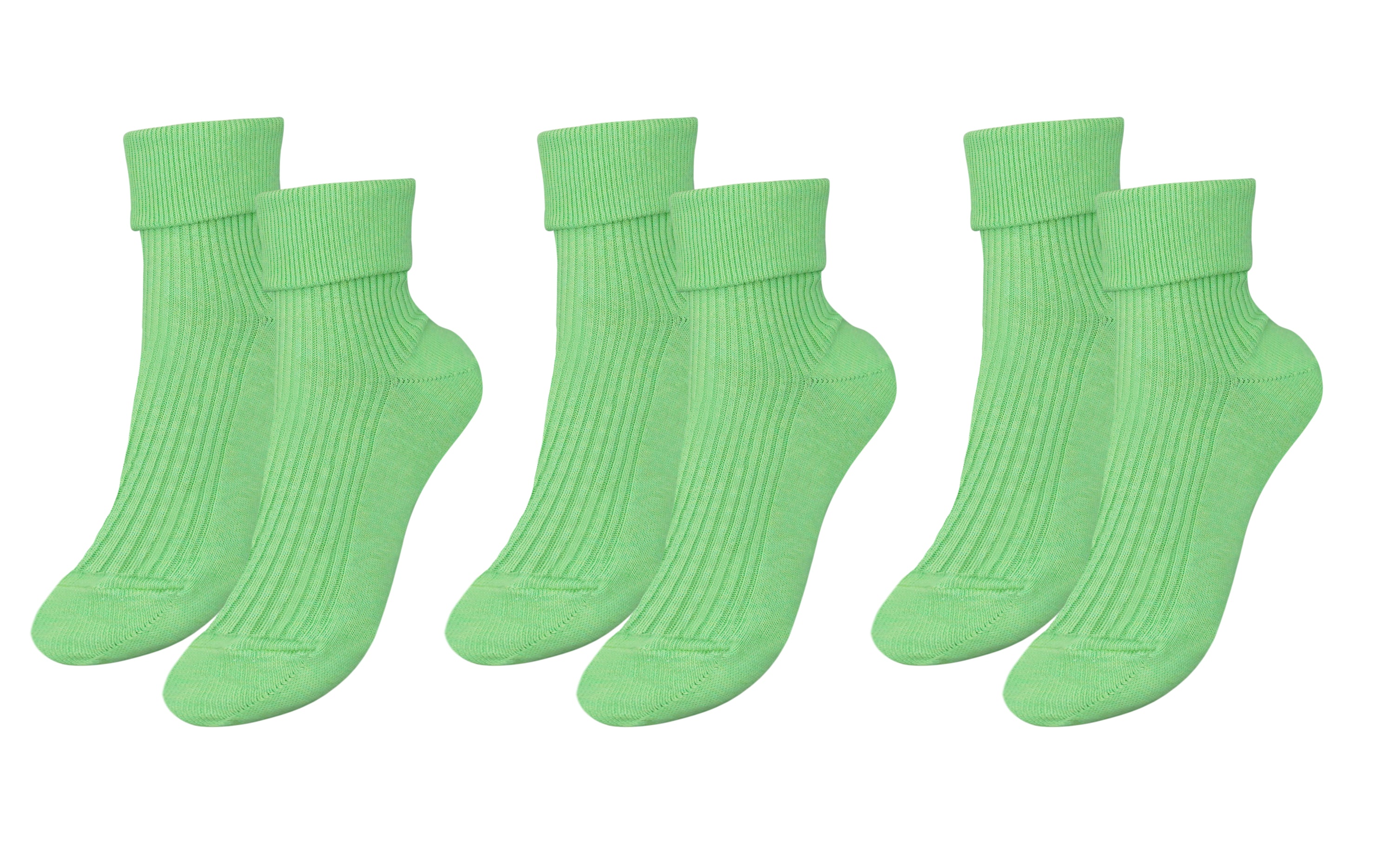 A pack of three pairs of tittimitti® luxury women's socks made from 100% organic combed cotton, showcasing various colors and textures.