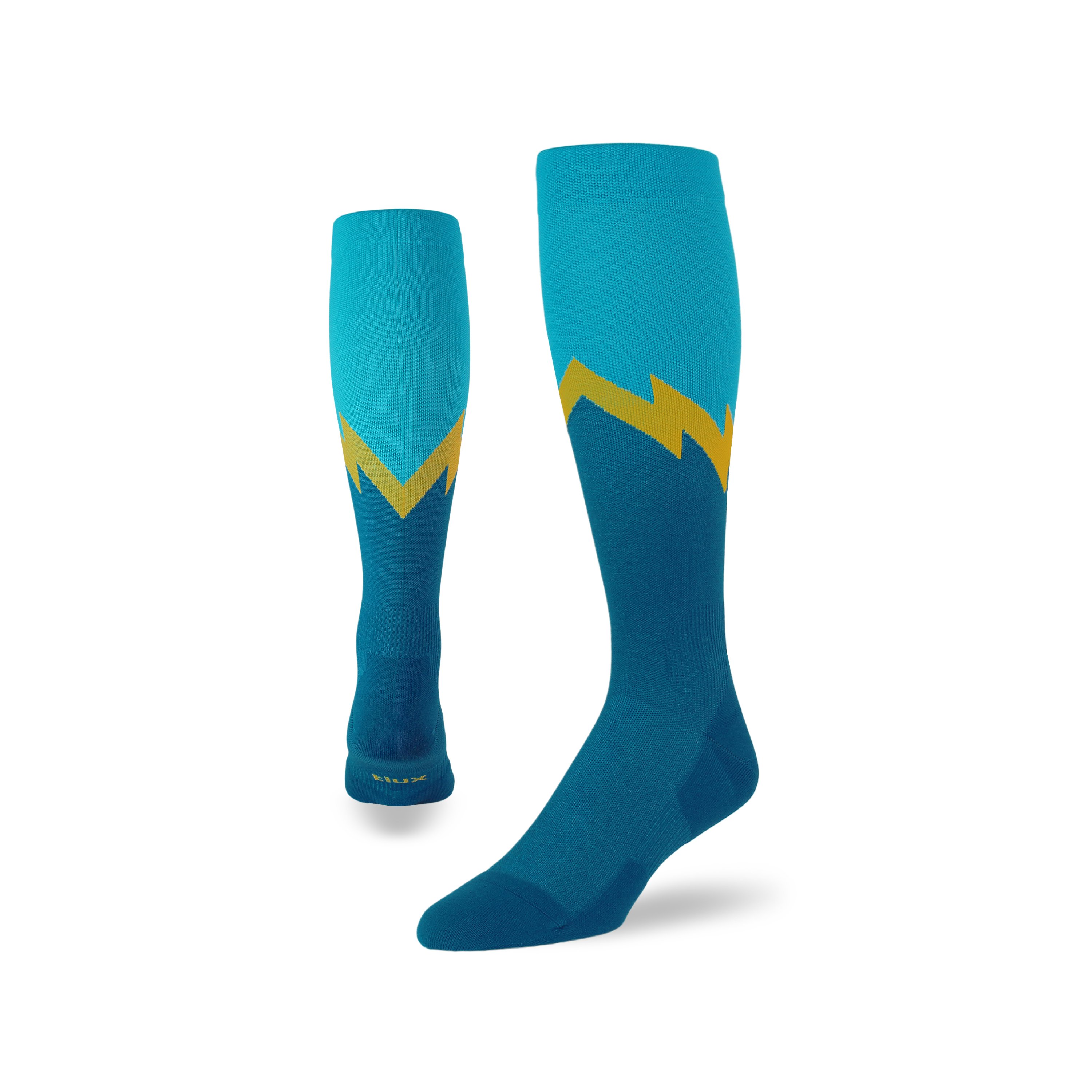 Valen Run OTC Compression Socks in black with graduated compression design for enhanced performance and comfort.