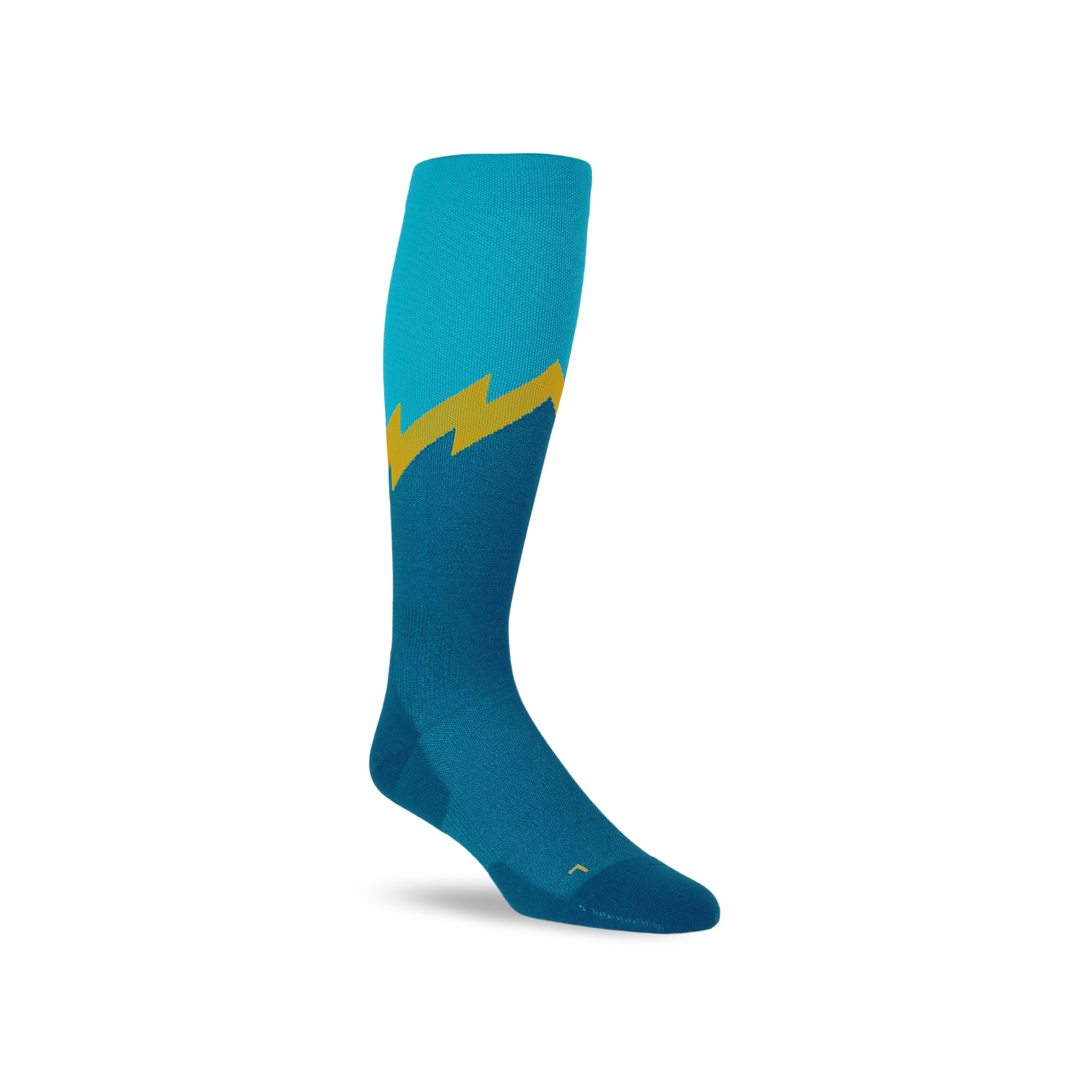 Valen Run OTC Compression Socks in black with graduated compression design for enhanced performance and comfort.