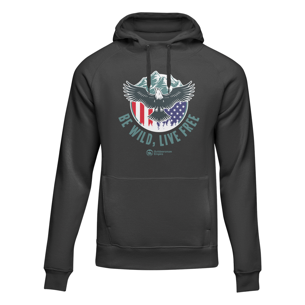 Be Wild Be Free Unisex Hoodie in a stylish design, showcasing its comfortable fit and vibrant colors, perfect for casual wear.