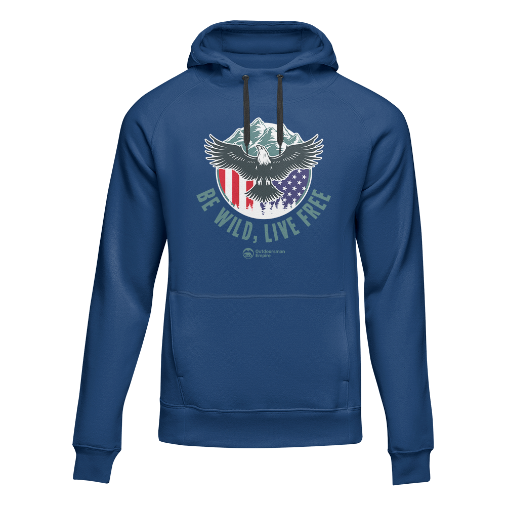 Be Wild Be Free Unisex Hoodie in a stylish design, showcasing its comfortable fit and vibrant colors, perfect for casual wear.