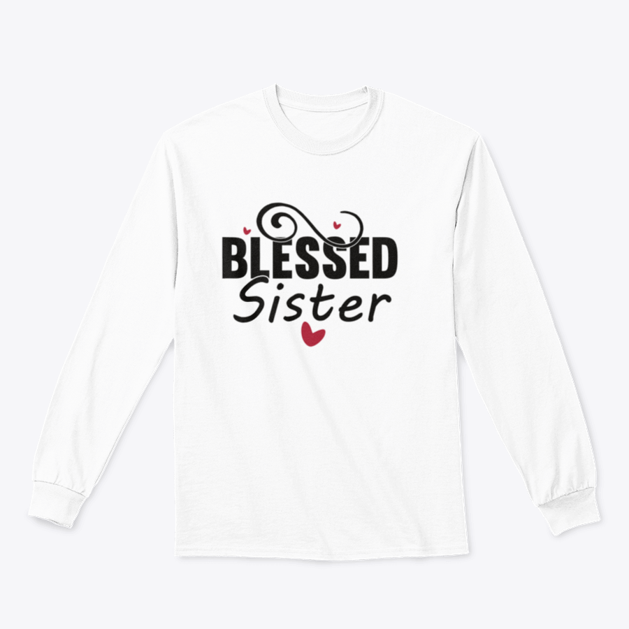 A collection of Blessed Sister Design T-shirts and hoodies in various colors and sizes, showcasing their comfortable fabric and stylish design.