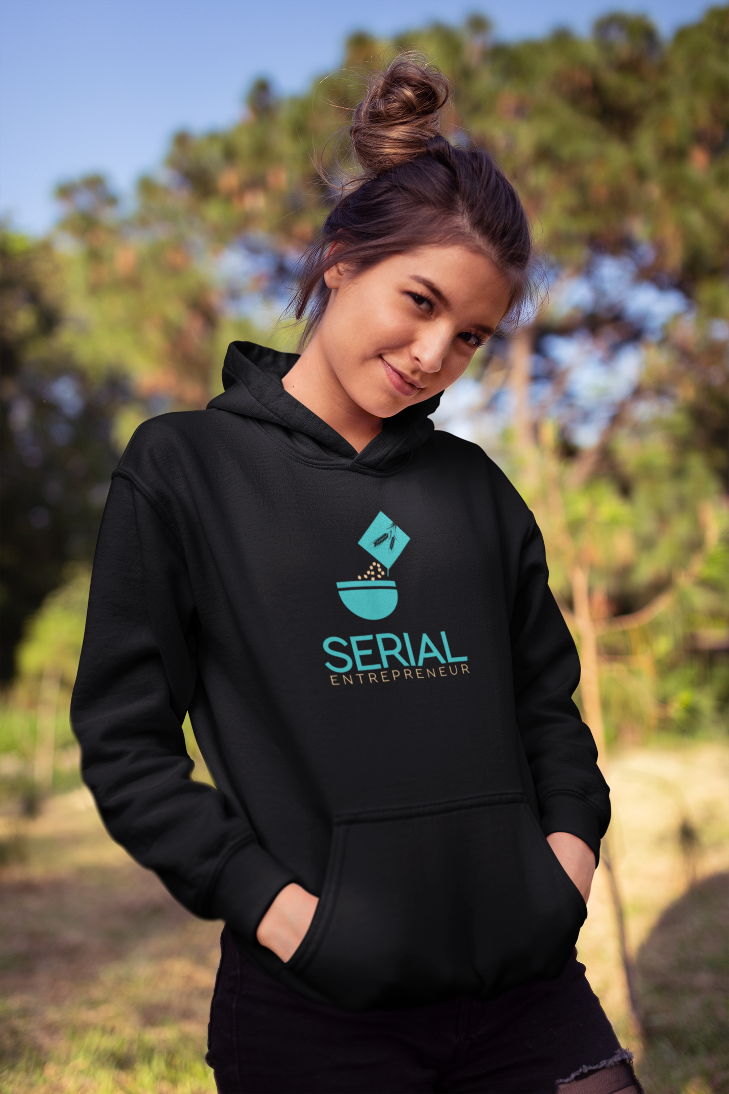 Cerial Entrepreneur Women Hoodie featuring a cozy fleece lining, adjustable hood, and unique artistic designs by top artists.