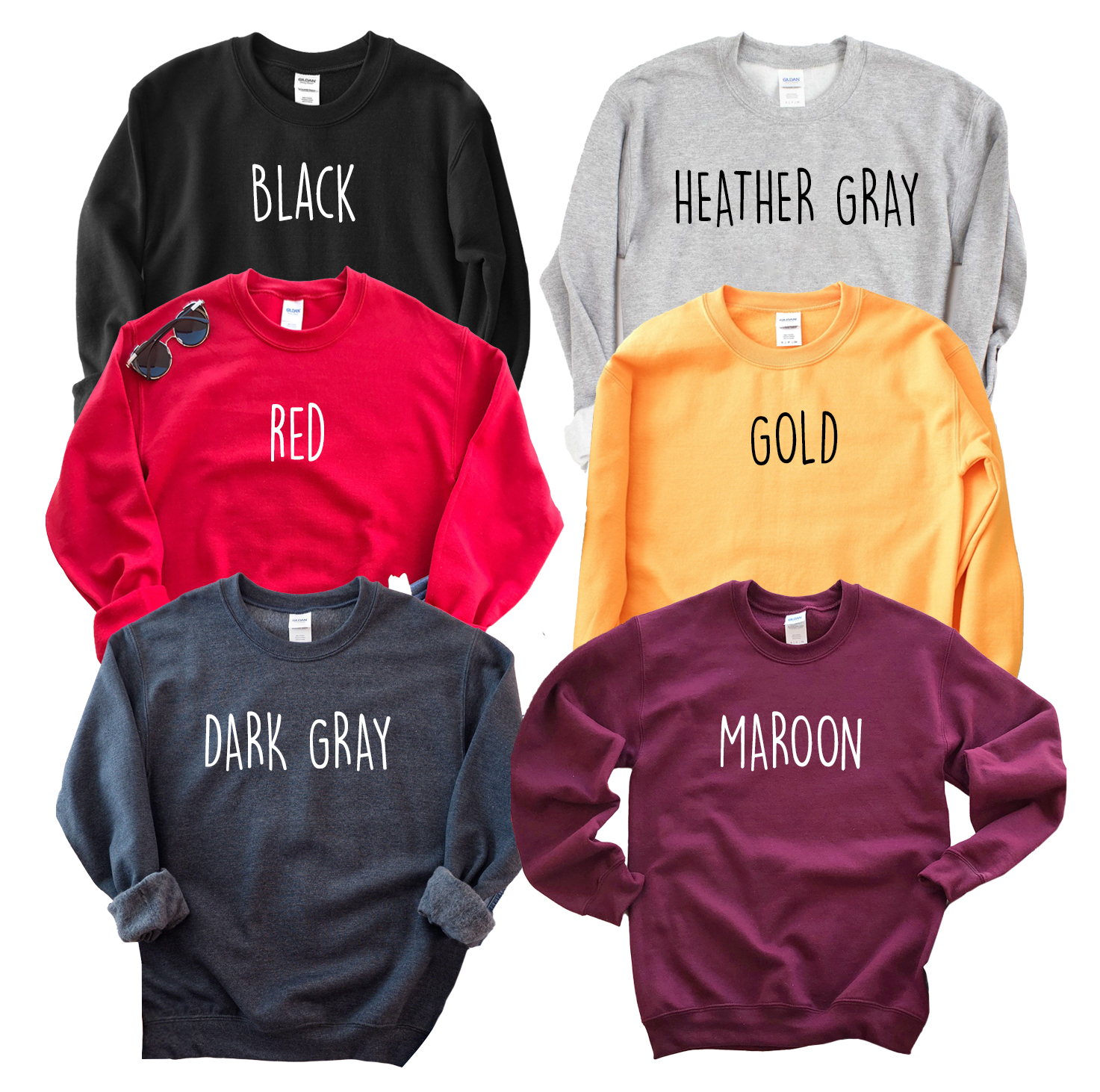 A stylish Cool Mom Sweatshirt in a cozy fabric, featuring a crew neck and rib-knit collar, perfect for casual wear.