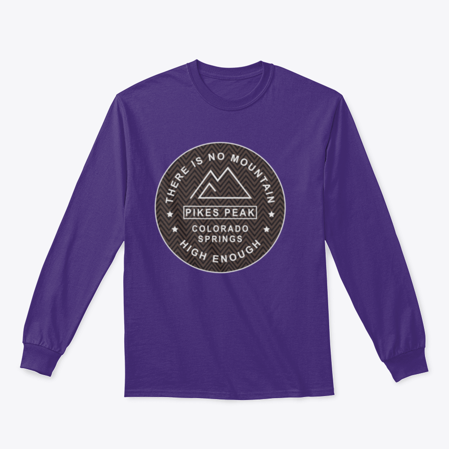 A cozy Colorado Mountain Typography Sweatshirt featuring a classic fit and soft cotton fabric, perfect for outdoor enthusiasts.