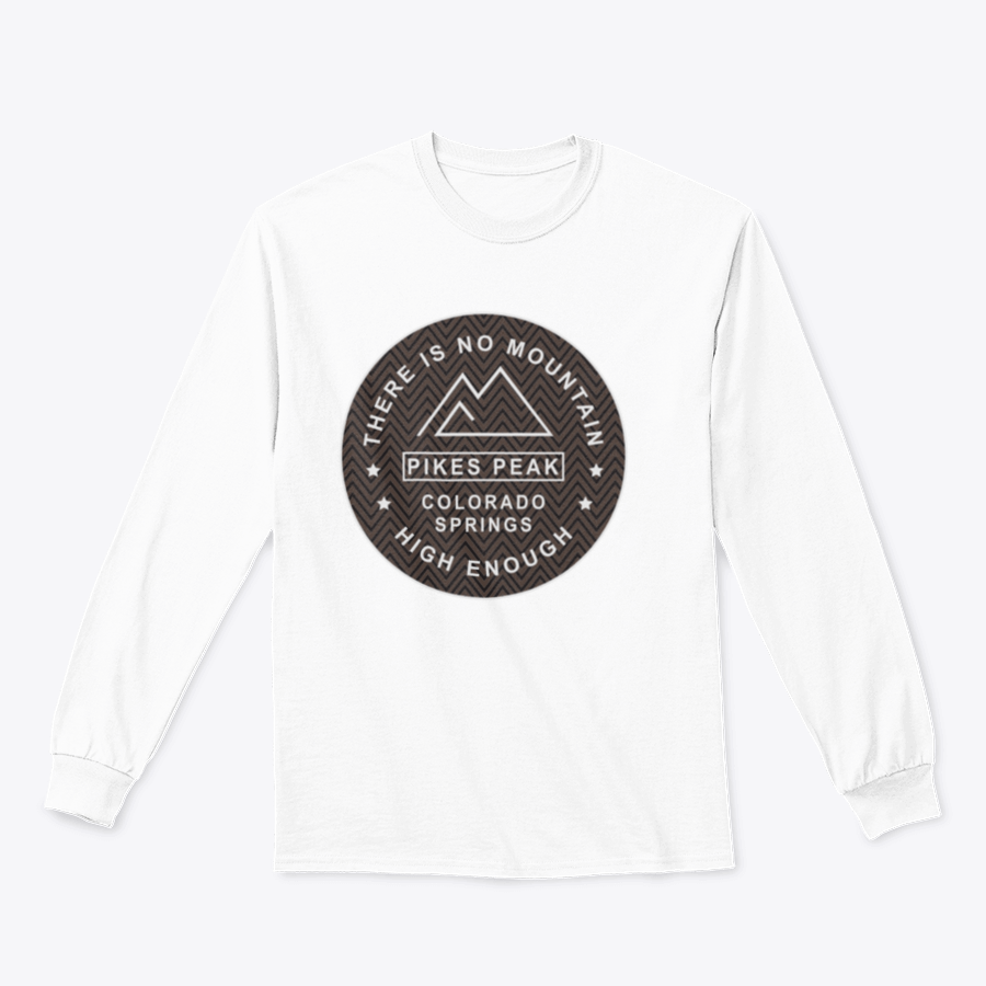 A cozy Colorado Mountain Typography Sweatshirt featuring a classic fit and soft cotton fabric, perfect for outdoor enthusiasts.