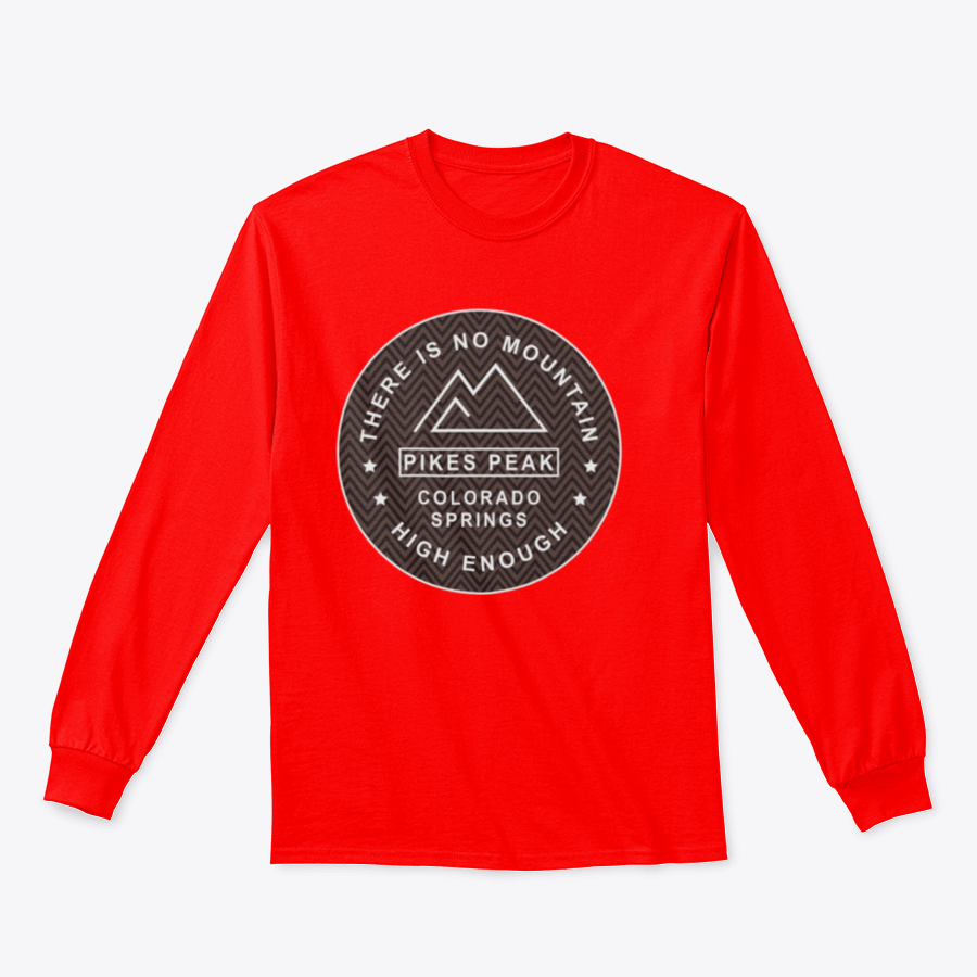 A cozy Colorado Mountain Typography Sweatshirt featuring a classic fit and soft cotton fabric, perfect for outdoor enthusiasts.