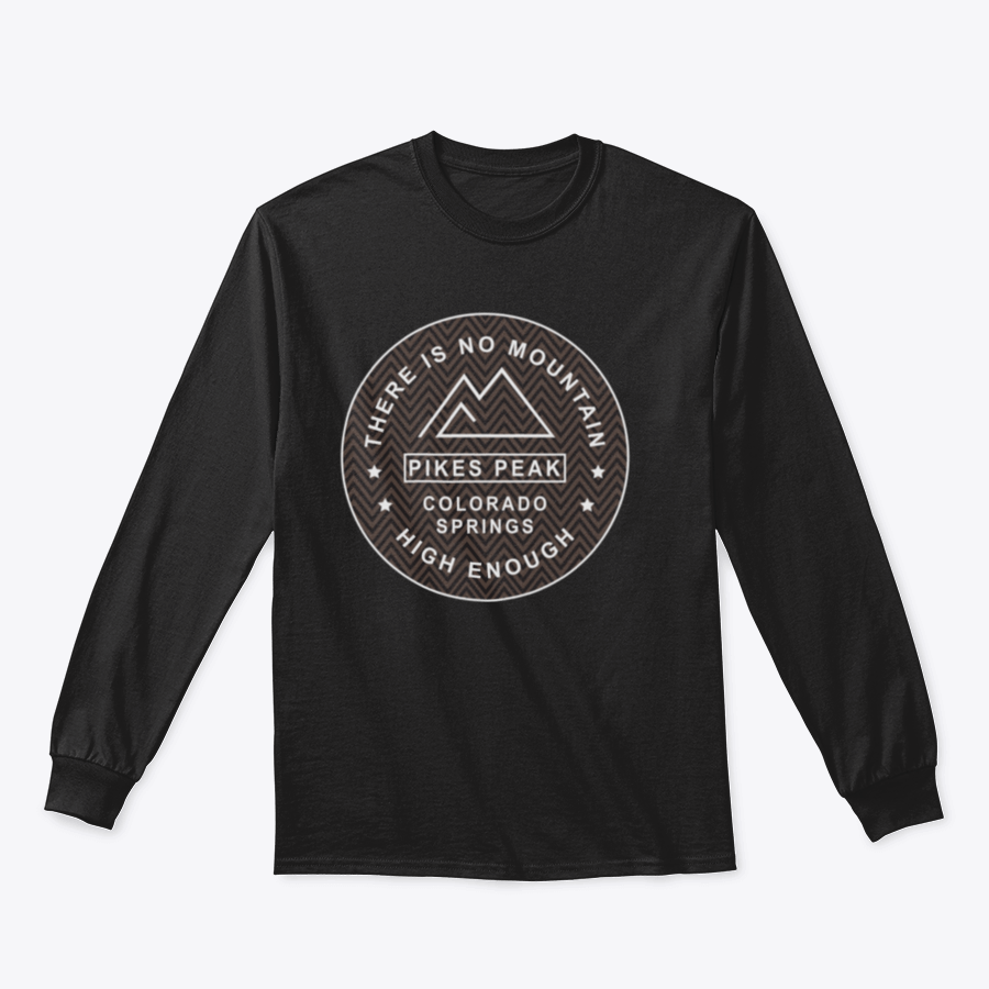 A cozy Colorado Mountain Typography Sweatshirt featuring a classic fit and soft cotton fabric, perfect for outdoor enthusiasts.