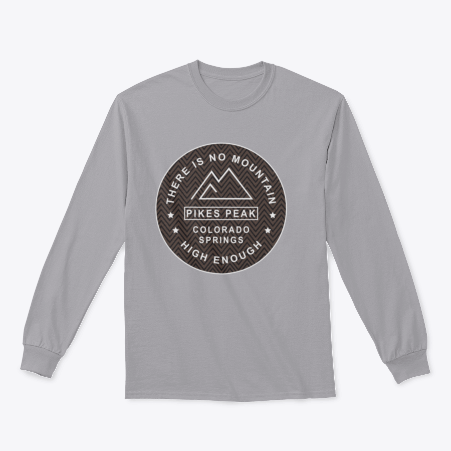 A cozy Colorado Mountain Typography Sweatshirt featuring a classic fit and soft cotton fabric, perfect for outdoor enthusiasts.