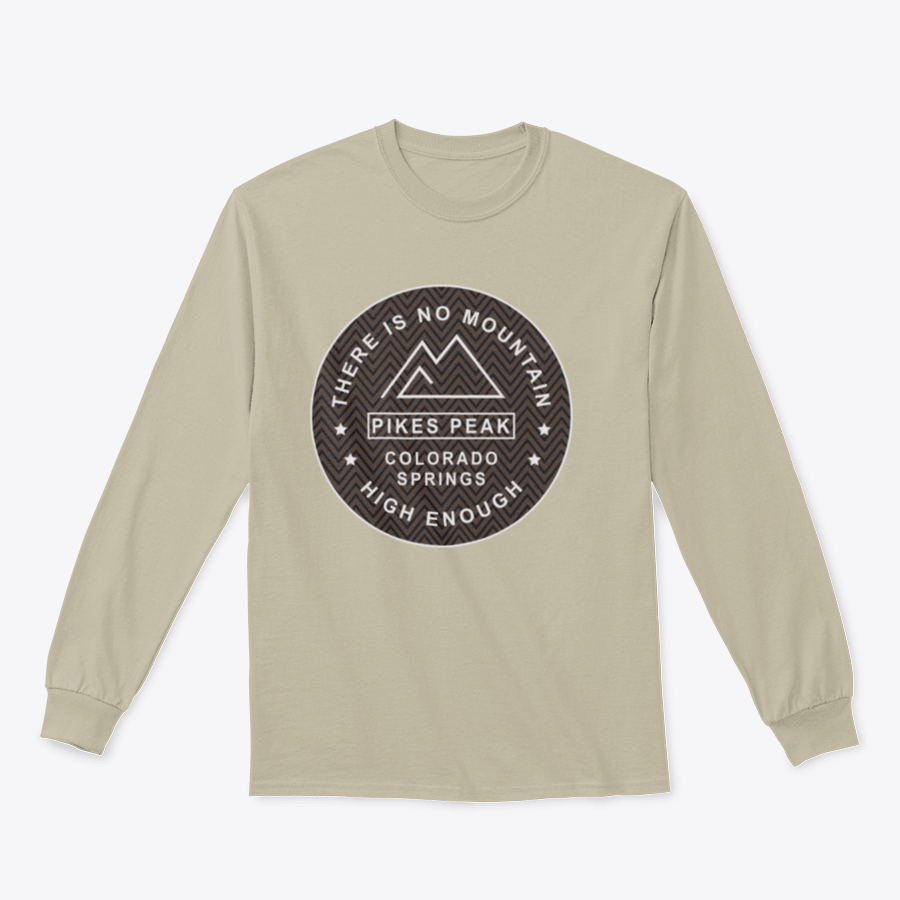 A cozy Colorado Mountain Typography Sweatshirt featuring a classic fit and soft cotton fabric, perfect for outdoor enthusiasts.