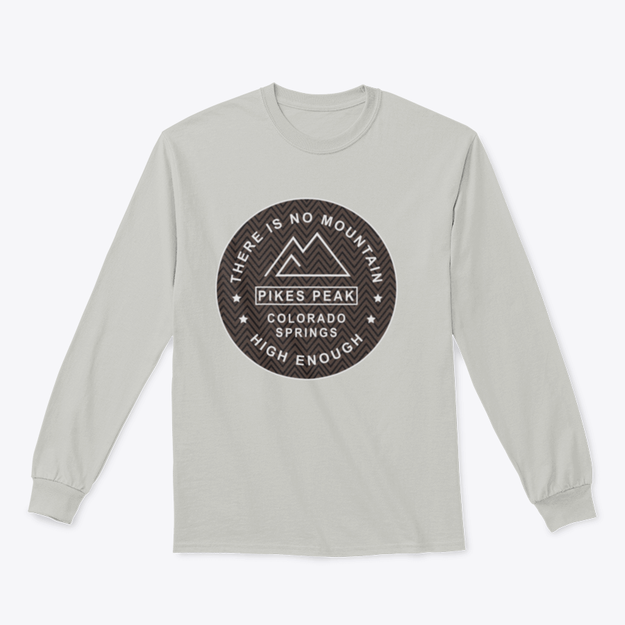 A cozy Colorado Mountain Typography Sweatshirt featuring a classic fit and soft cotton fabric, perfect for outdoor enthusiasts.