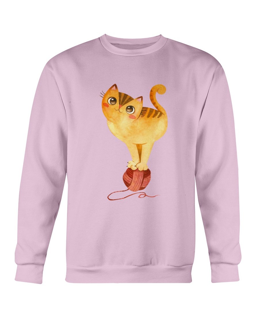 Cute Winter Cats Sweatshirt featuring adorable cat designs, perfect for cozy winter wear.