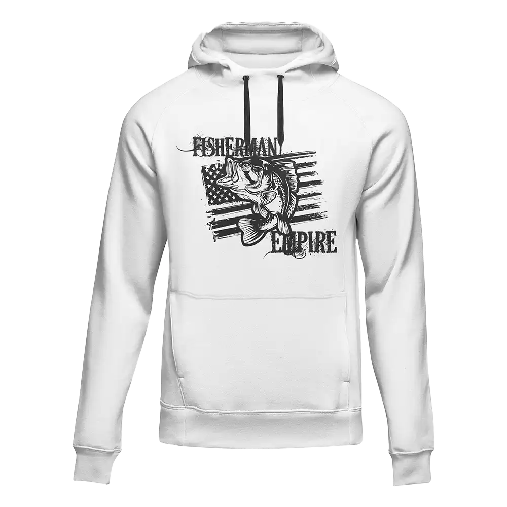 Fisherman Empire Unisex Hoodie in a stylish design, showcasing its comfortable fit and vibrant colors, perfect for everyday wear.