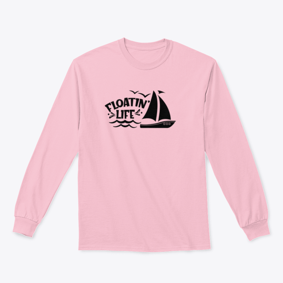 Floatin’ Life Motivational Quotes Design Tee in various colors, showcasing its comfortable fabric and inspirational quotes.