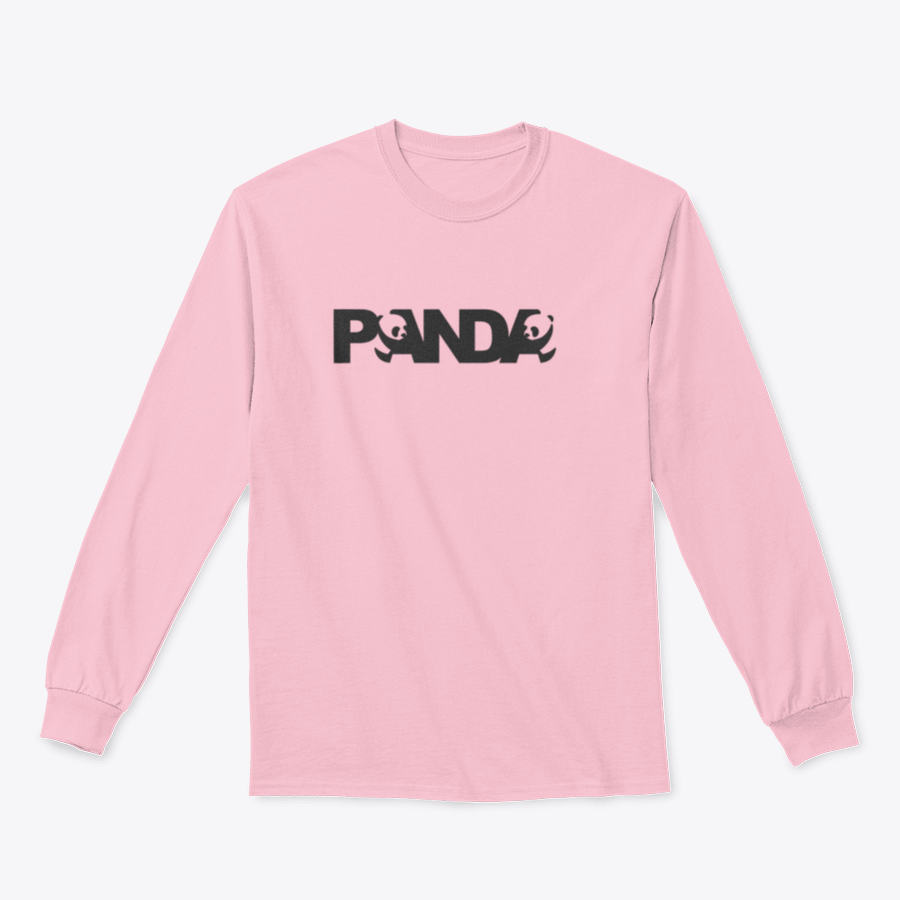 A comfortable Funny Lazy Logo Panda Shirt featuring a playful panda logo design, made from 100% cotton.