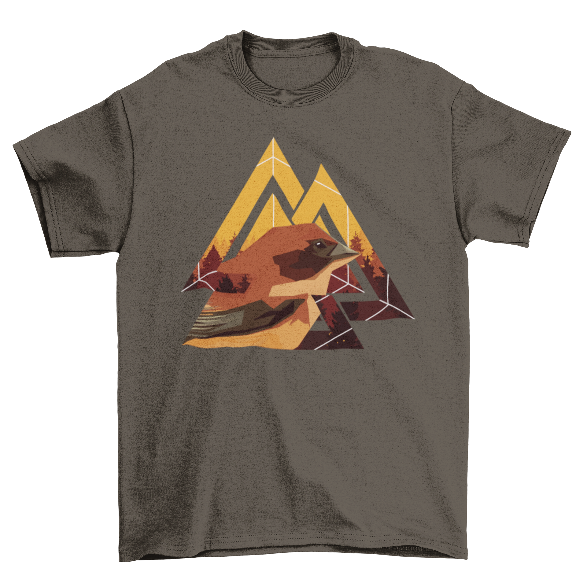 Main Geometric Bird T-shirt image