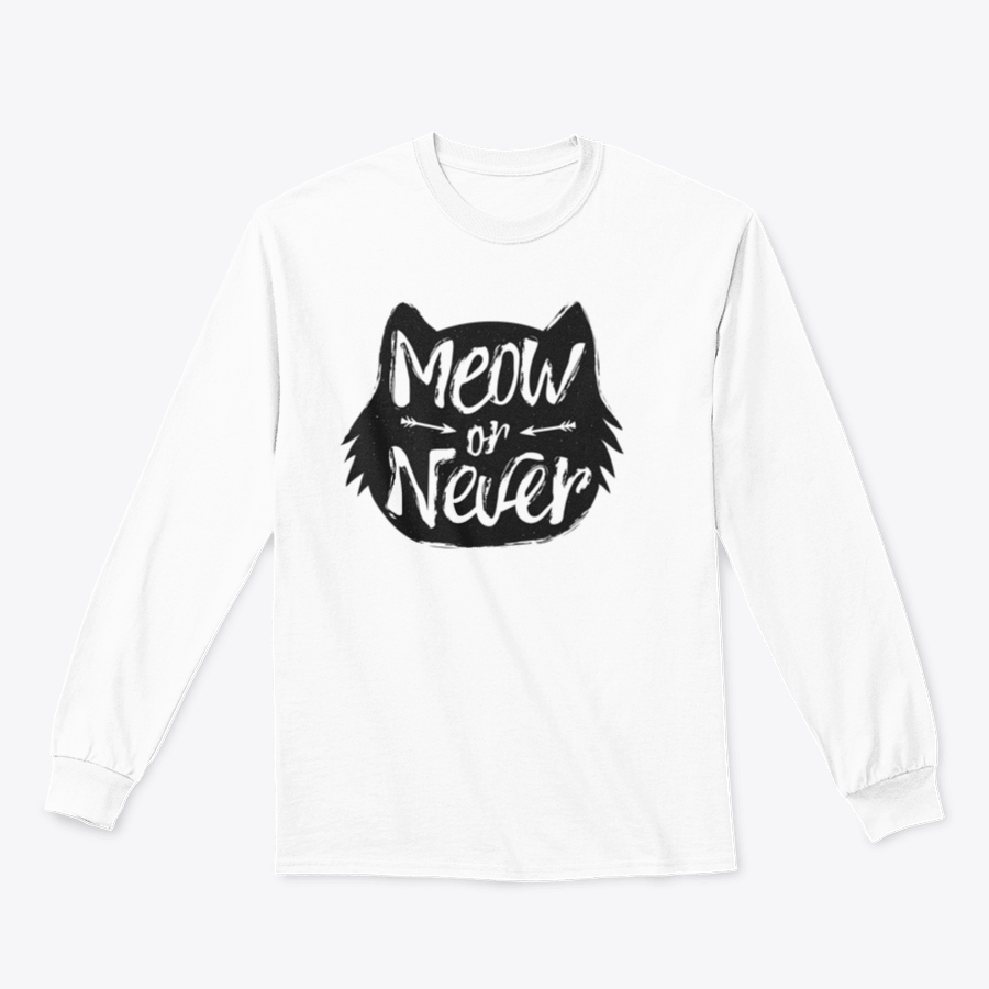 A stylish black and white T-shirt featuring inspirational typography and arrows, perfect for casual wear.