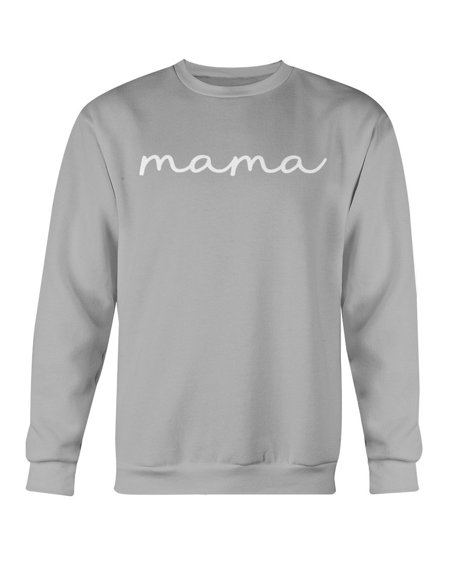 Mama Sweatshirt in a cozy crewneck style, featuring a soft cotton-polyester blend, perfect for casual wear.