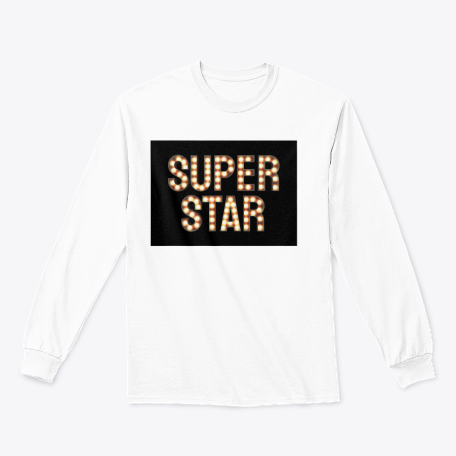 Super Star Light Bulbs T-Shirt made from 100% cotton, featuring a classic fit and midweight fabric in various colors.