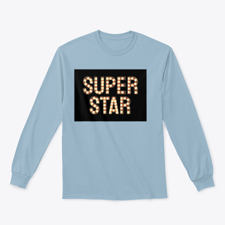 Super Star Light Bulbs T-Shirt made from 100% cotton, featuring a classic fit and midweight fabric in various colors.