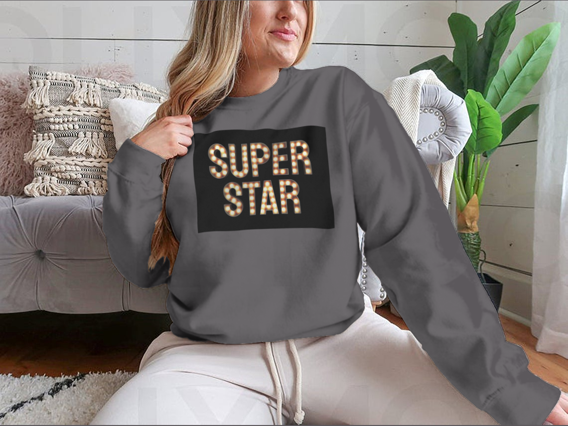 Super Star Light Bulbs T-Shirt made from 100% cotton, featuring a classic fit and midweight fabric in various colors.