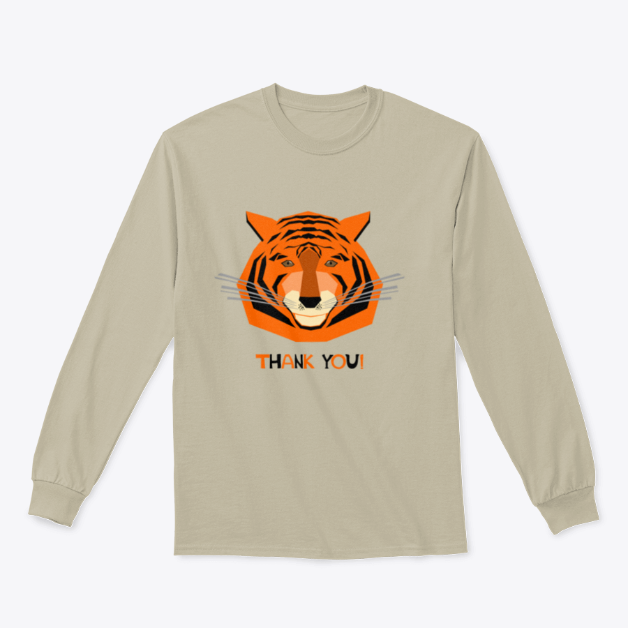 Cute smiling tiger character design on a comfortable tee shirt, perfect for celebrating the Year of the Tiger.