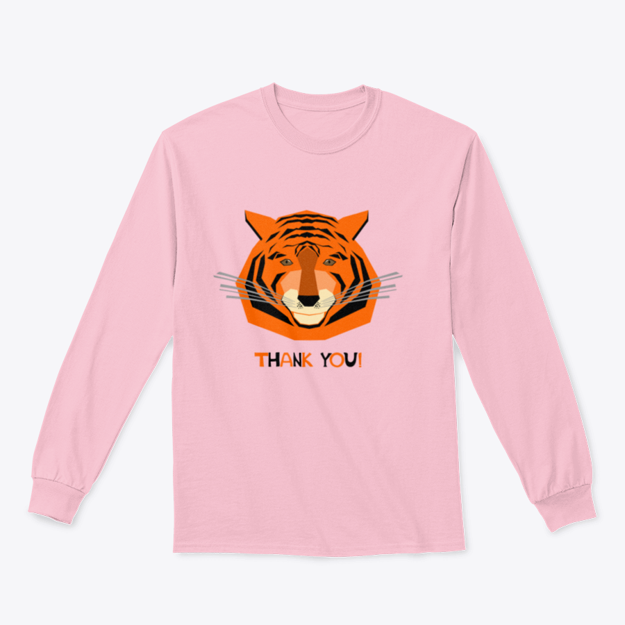 Cute smiling tiger character design on a comfortable tee shirt, perfect for celebrating the Year of the Tiger.