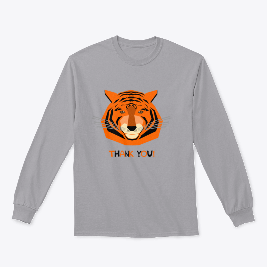 Cute smiling tiger character design on a comfortable tee shirt, perfect for celebrating the Year of the Tiger.