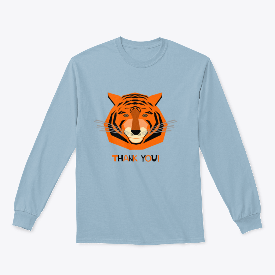 Cute smiling tiger character design on a comfortable tee shirt, perfect for celebrating the Year of the Tiger.