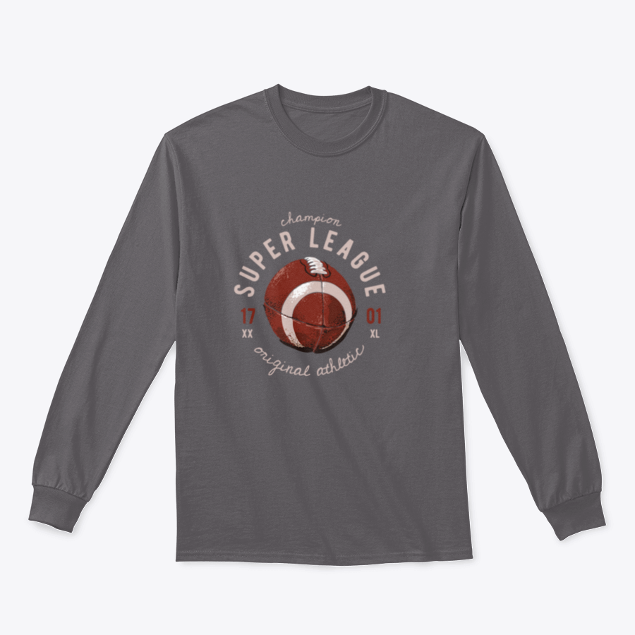 Typography slogan T-shirt featuring a rugby ball illustration, made from 100% cotton with a classic fit.