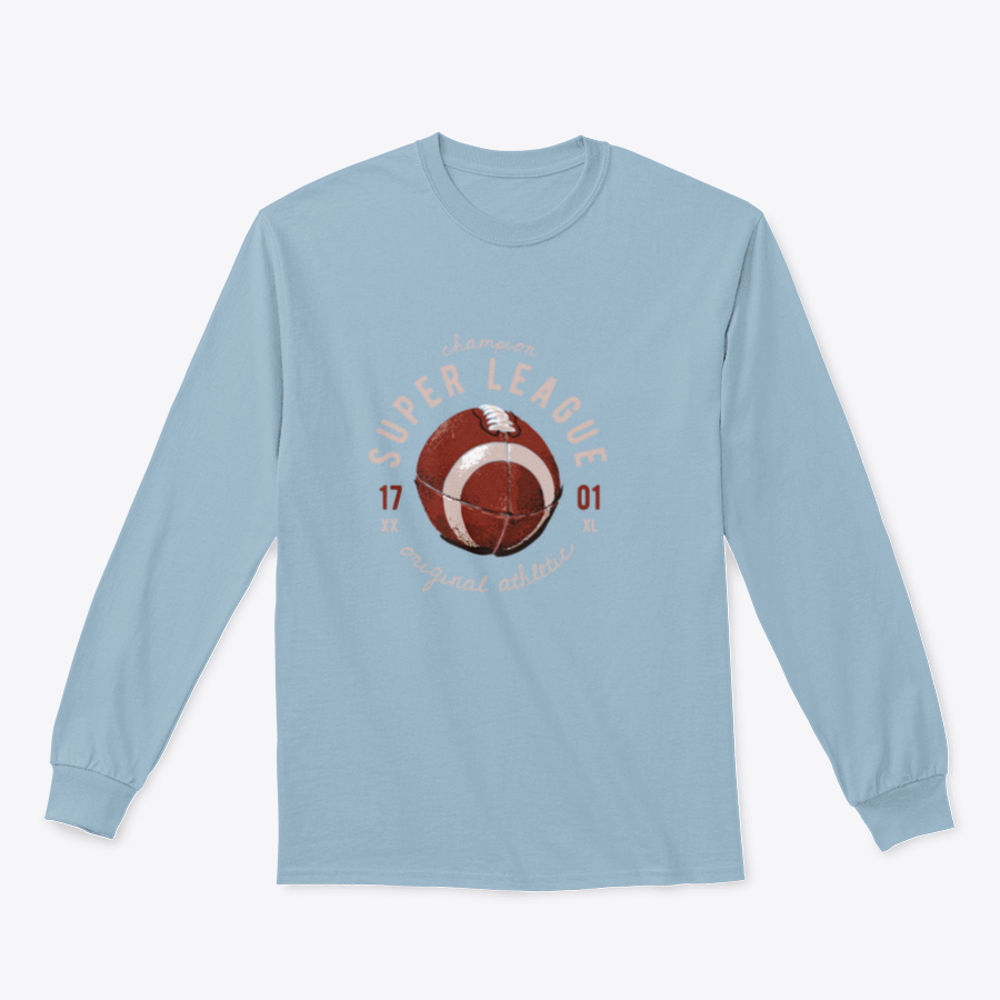 Typography slogan T-shirt featuring a rugby ball illustration, made from 100% cotton with a classic fit.