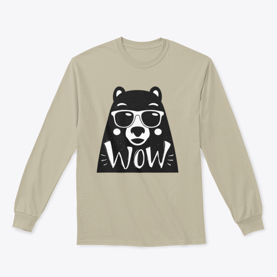 Vector illustration of a stylish hipster bear wearing sunglasses on a t-shirt.