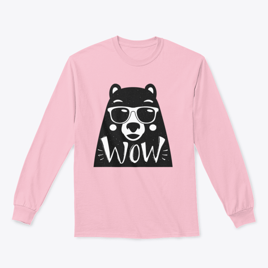 Vector illustration of a stylish hipster bear wearing sunglasses on a t-shirt.