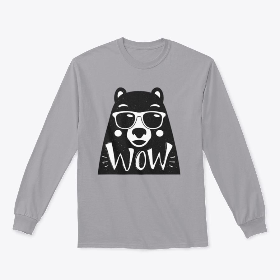 Vector illustration of a stylish hipster bear wearing sunglasses on a t-shirt.