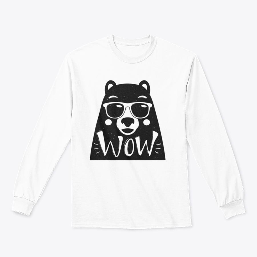 Vector illustration of a stylish hipster bear wearing sunglasses on a t-shirt.