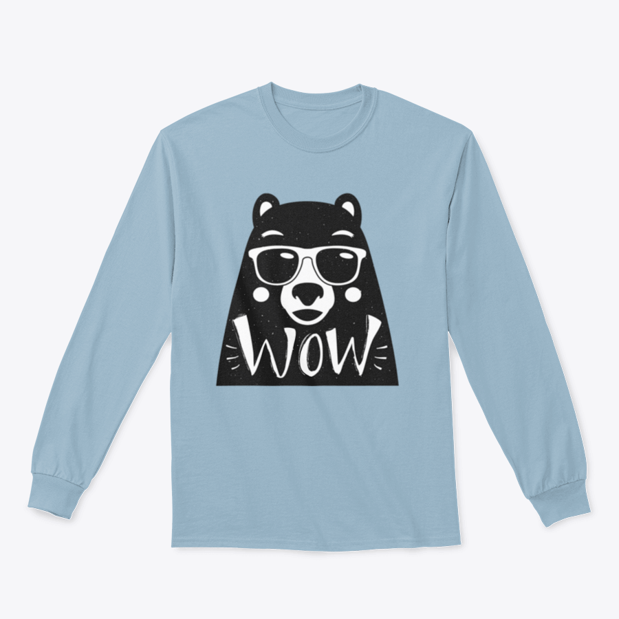 Vector illustration of a stylish hipster bear wearing sunglasses on a t-shirt.