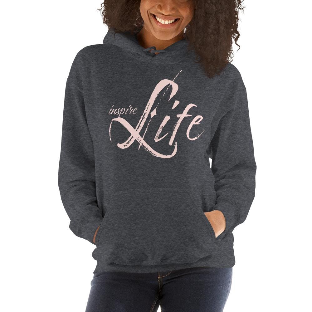 A stylish women's pullover hoodie featuring a cozy double-lined hood and front pouch pocket, perfect for cooler evenings.