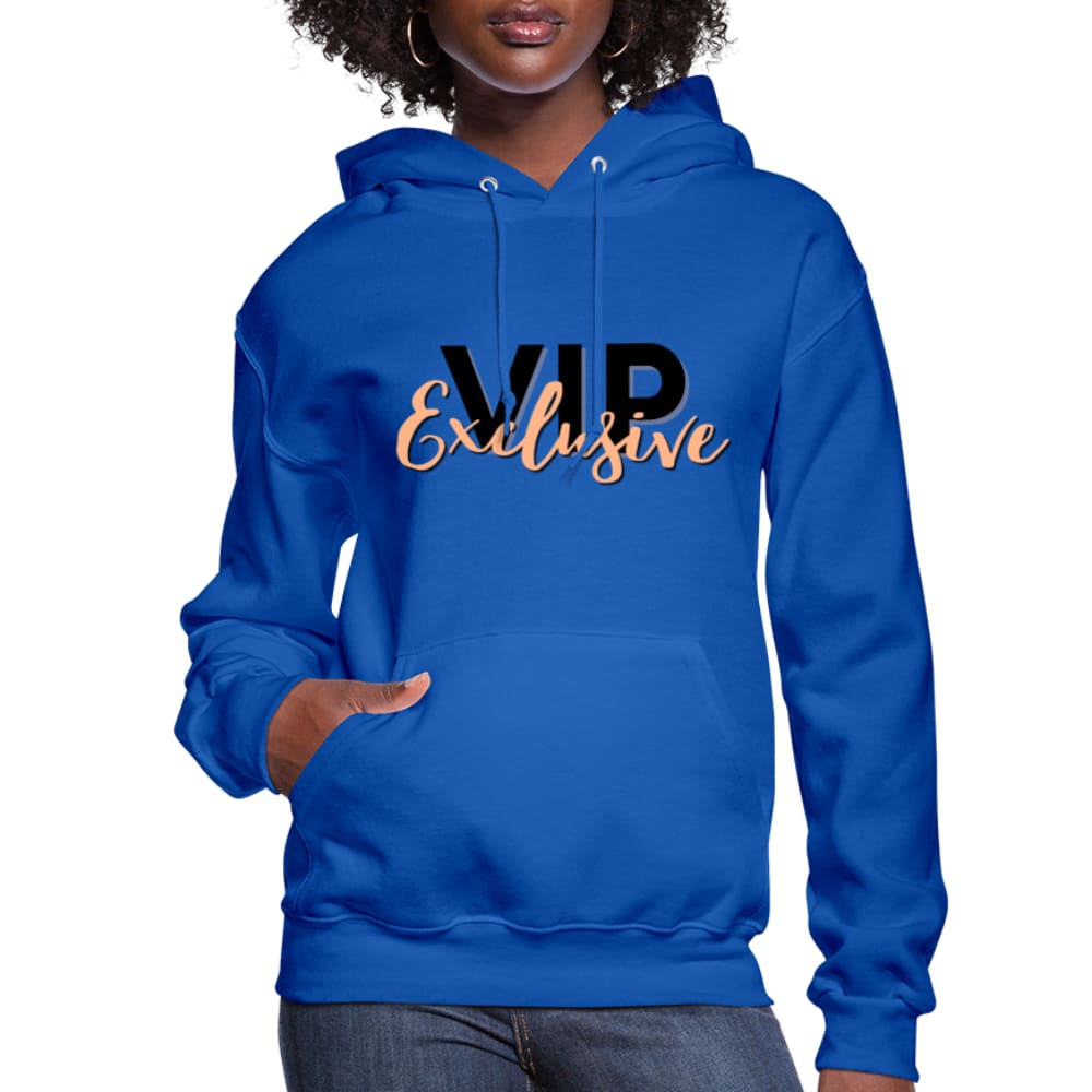 A stylish women's pullover hoodie in a vibrant graphic design, featuring an adjustable drawstring hood and ribbed cuffs, perfect for casual wear.