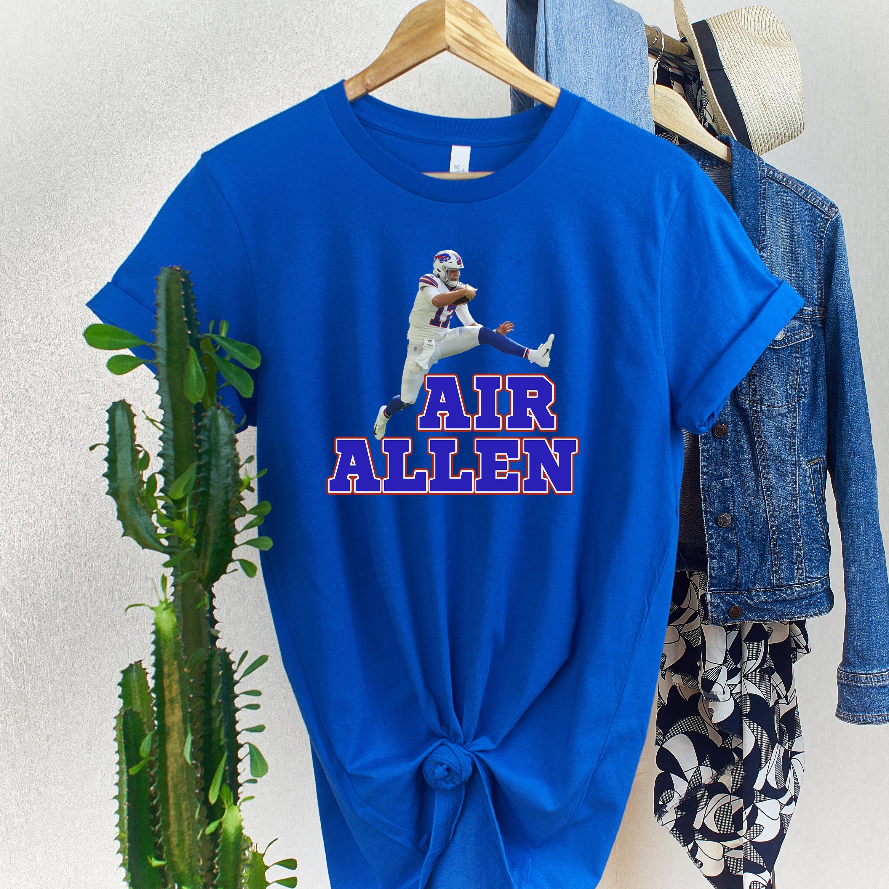 Air Allen Unisex T-shirt featuring vibrant DTG printing on soft fabric, perfect for casual wear.