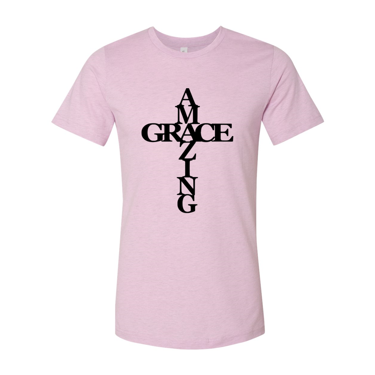 A stylish unisex Amazing Grace Shirt made from soft ring spun cotton, available in multiple colors and sizes.