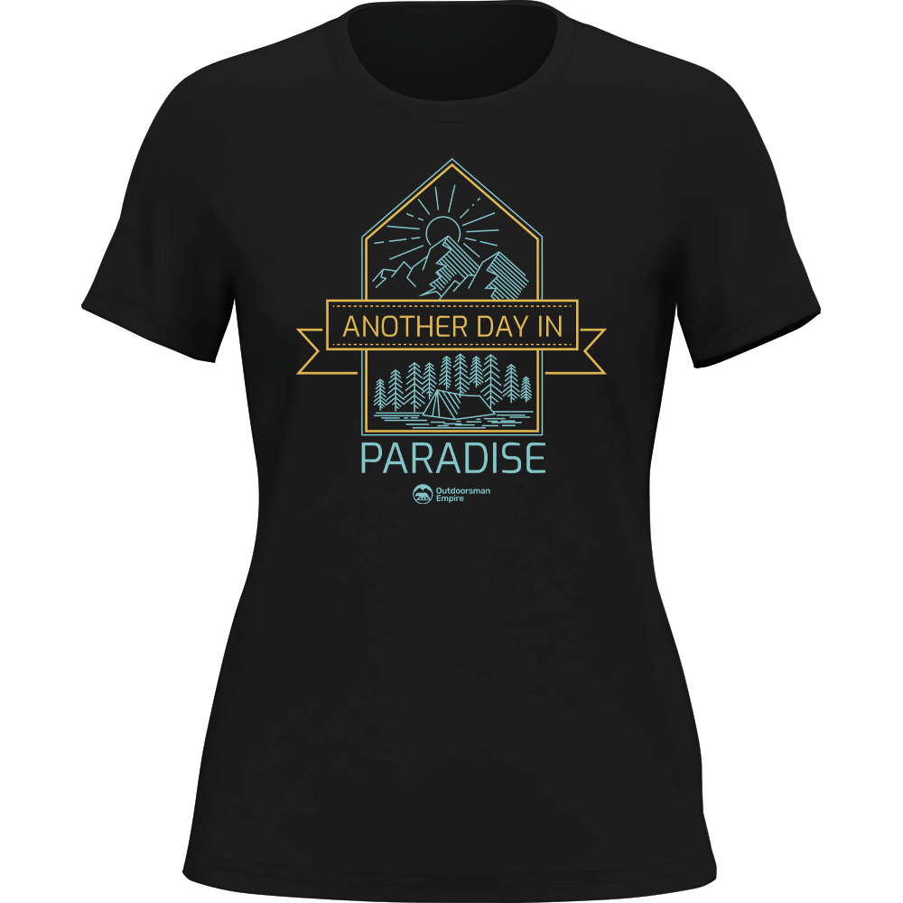 Another Day In Paradise T-Shirt for Women, featuring a comfortable fit and vibrant design, perfect for casual outings.