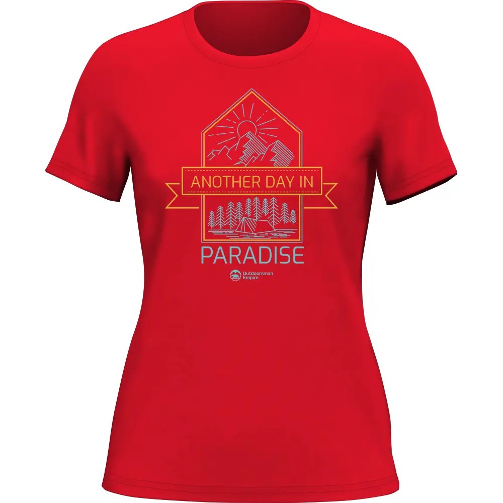 Another Day In Paradise T-Shirt for Women, featuring a comfortable fit and vibrant design, perfect for casual outings.