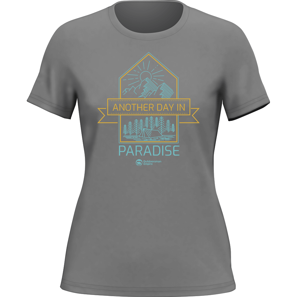 Another Day In Paradise T-Shirt for Women, featuring a comfortable fit and vibrant design, perfect for casual outings.