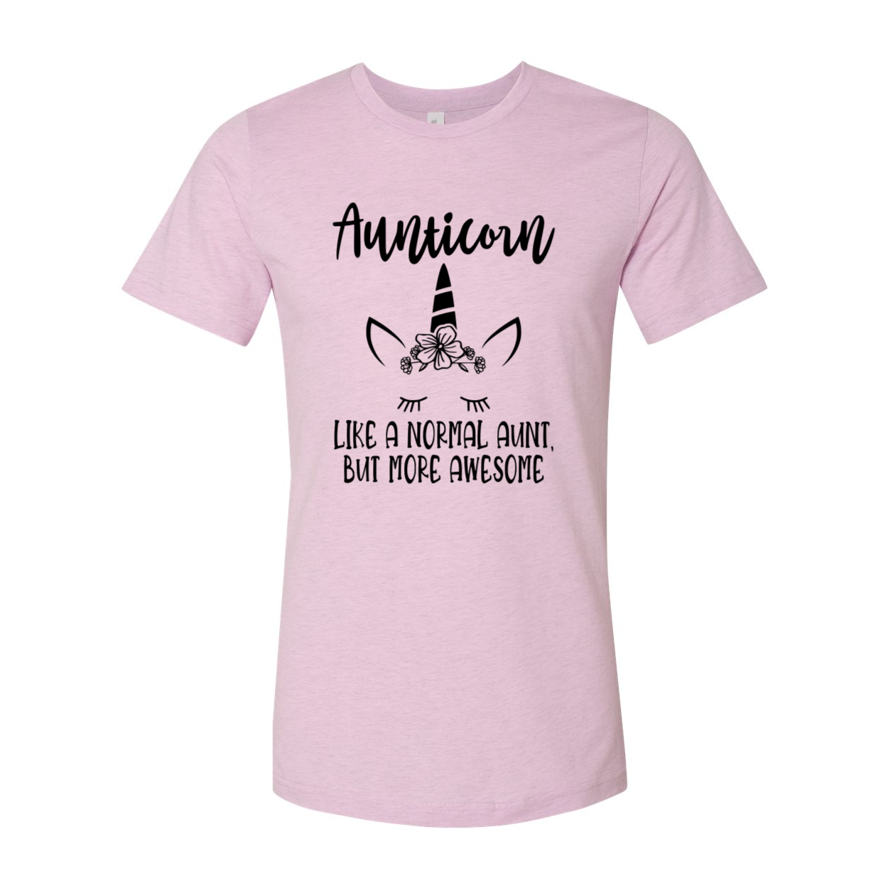 Aunticorn Shirt in various colors, showcasing its soft fabric and stylish design.