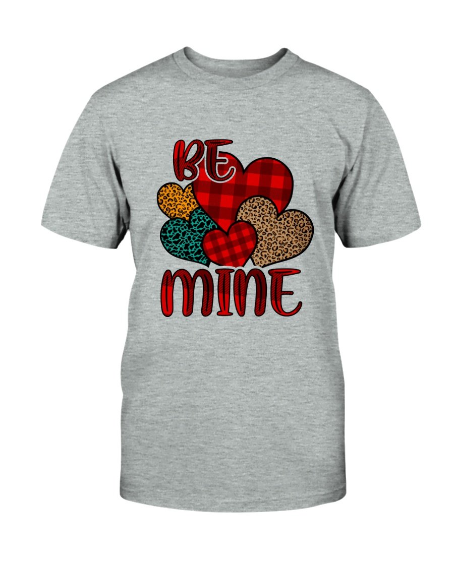 Be Heart Mine Shirt in various colors, showcasing its soft fabric and stylish design.