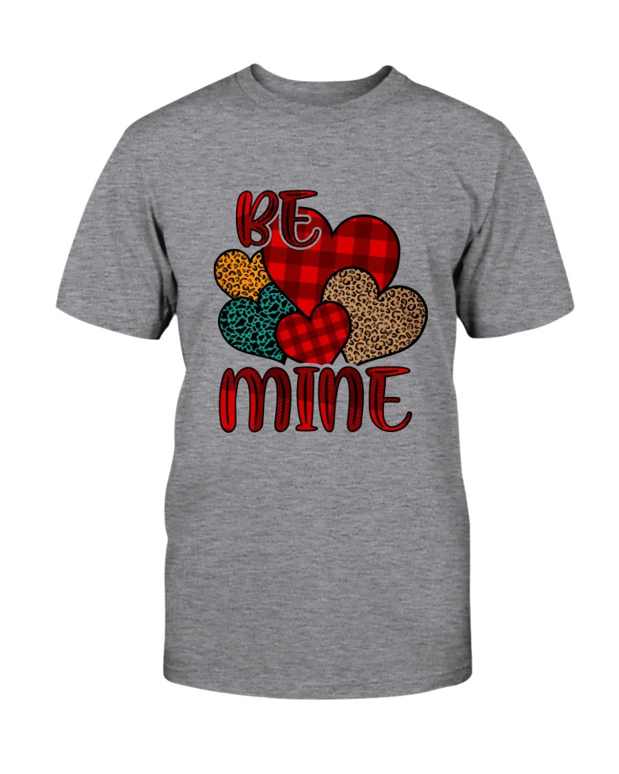 Be Heart Mine Shirt in various colors, showcasing its soft fabric and stylish design.