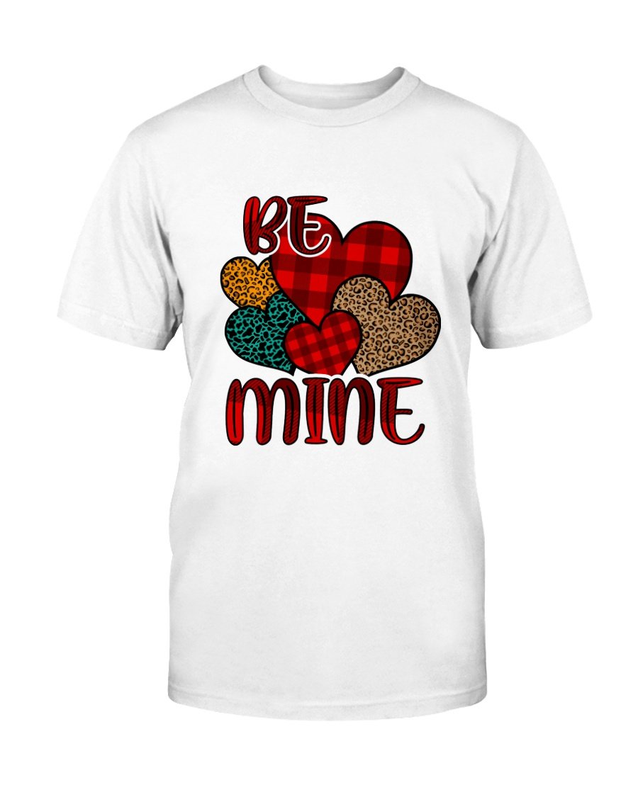 Be Heart Mine Shirt in various colors, showcasing its soft fabric and stylish design.