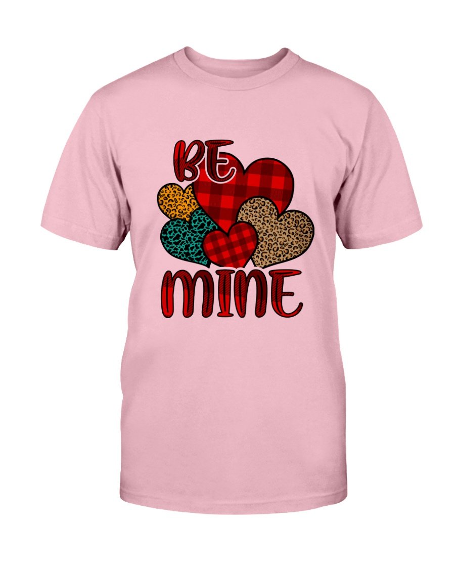 Be Heart Mine Shirt in various colors, showcasing its soft fabric and stylish design.