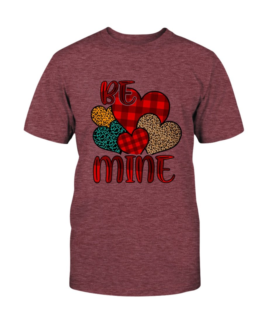 Be Heart Mine Shirt in various colors, showcasing its soft fabric and stylish design.