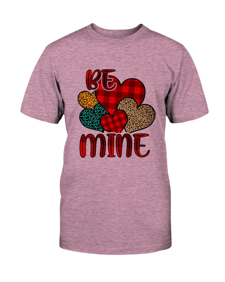 Be Heart Mine Shirt in various colors, showcasing its soft fabric and stylish design.